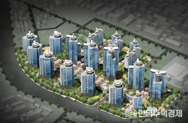 원주 단계주공아파트가 재건축 시공을 책임질 새로운 파트너로 SG건설·고려개발 컨소시엄을 선정했다. [조감도=위클리한국주택경제DB]