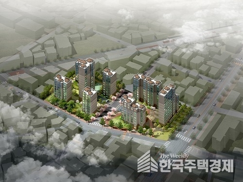 대전 동구 가양동7구역이 아파트 224세대를 건립하는 등의 내용이 담긴 사업시행계획에 대한 인가를 받았다. [조감도=한국주택경제DB]