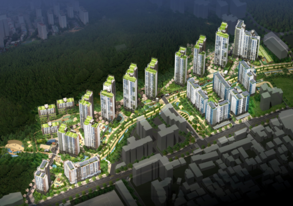 지난 26일 서울 관악구 신림2구역이 관리처분계획을 수립했다. 이곳은 아파트 1,487가구 건립을 골자로 재개발사업을 추진 중이다.[조감도=클린업시스템]
