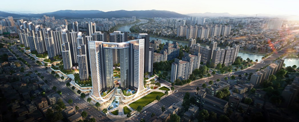 동구43 재개발 일대 조감도 [제공=대우건설]