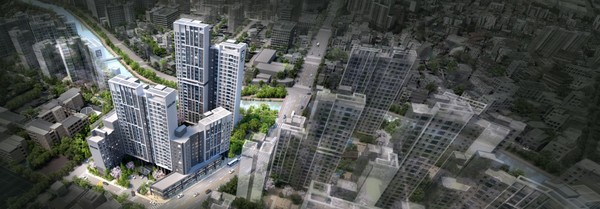 코오롱글로벌이 지난달 27일 서울 강북구 번동6구역의 시공권을 확보했다. 코오롱은 인근에 이미 수주한 번동1~5구역과 합쳐 1,300가구가 넘는 브랜드 타운을 조성하겠다는 방침이다.[번동6구역 조감도=코오롱글로벌 제공]