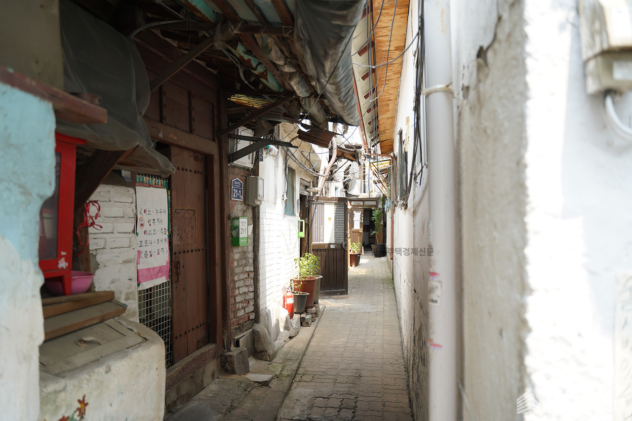 창신동 쪽방촌 풍경 [사진=이호준 기자]