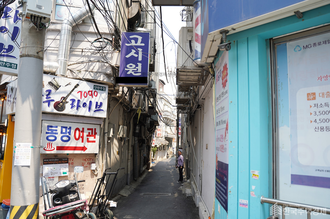 창신동 쪽방촌 풍경 [사진=이호준 기자]