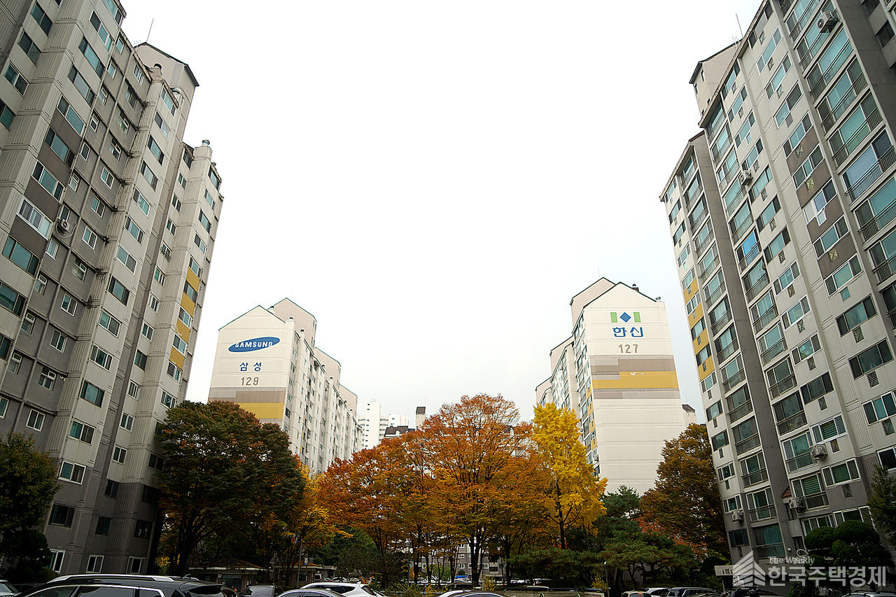 삼성한신 아파트 전경 [사진=이호준 기자]