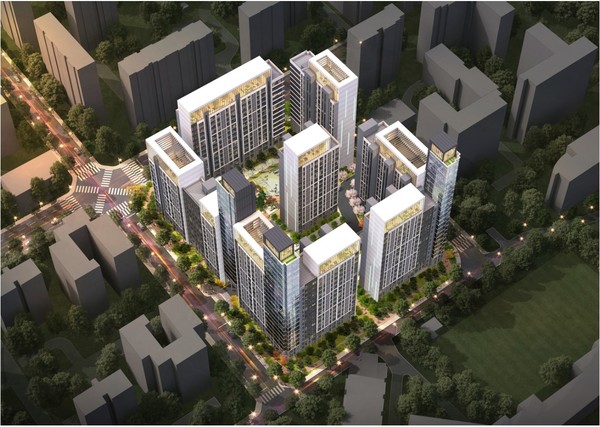 지난 2일 대우건설이 서울 송파구 거여5단지아파트의 리모델링 시공자로 선정됐다. 이 단지는 리모델링을 통해 최고 23층 높이의 아파트 695가구 규모로 다시 지어질 전망이다.[조감도=대우건설 제공]