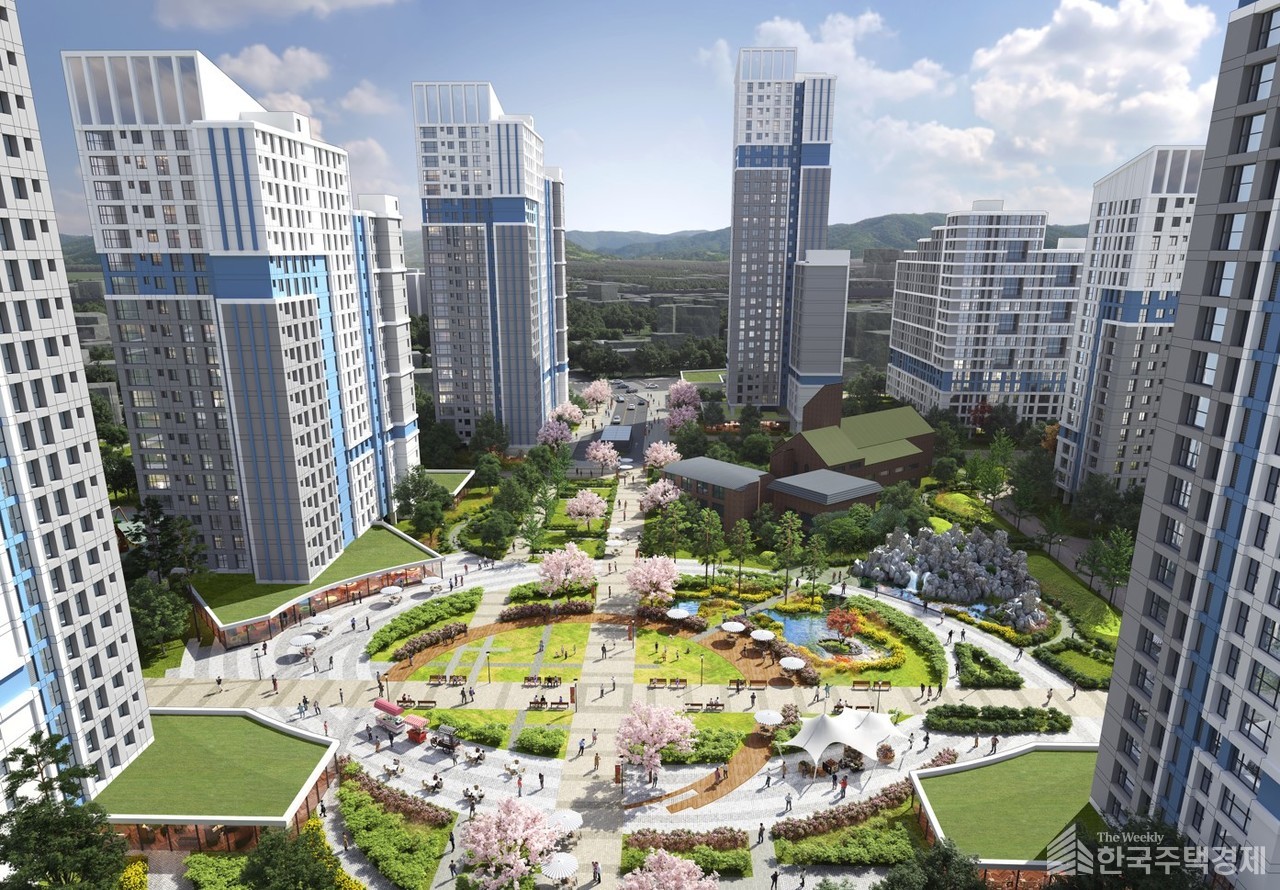 서울 송파구 마천동 93-5번지 일대 재개발 [광장 투시도=서울시 제공]