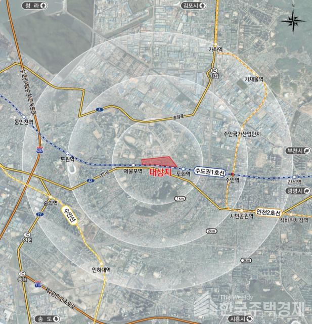 제물포역 도심 공공주택 복합사업 [위치도=iH 제공]