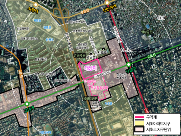 서초진흥아파트 위치도 [사진=서울시]