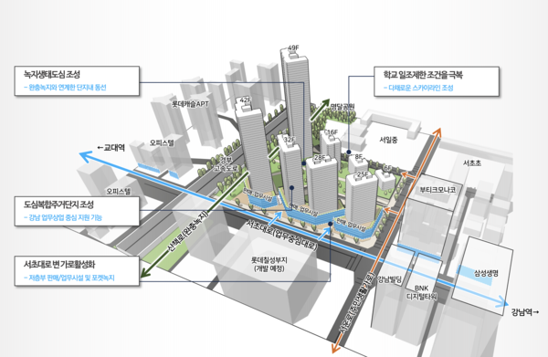 서초진흥아파트 신속통합기획 구상도 [자료=서울시]