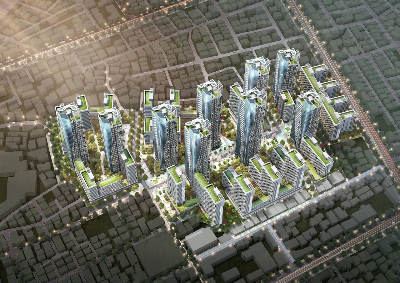 서울 중랑구 면목본동 86-3 일대 모아타운 [조감도=중랑구 제공]