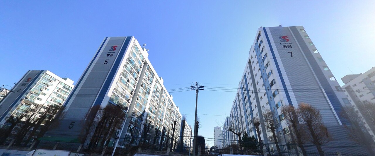 인천 미추홀구 쌍용주안아파트가 재건축 정밀안전진단 용역 선정에 나섰다. [사진=네이버 거리뷰]