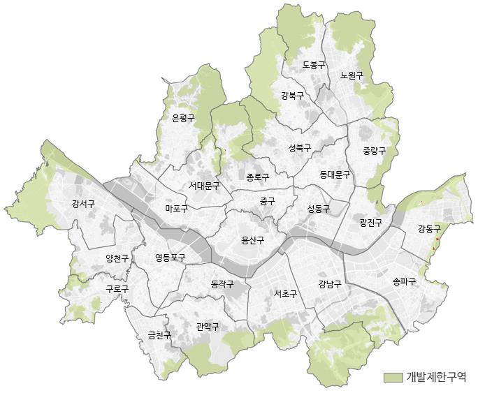 개발제한구역 [자료=서울시 제공]