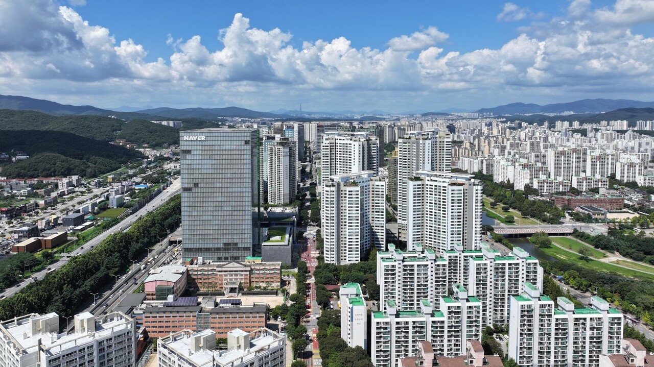 분당신도시 전경 [사진=성남시청]