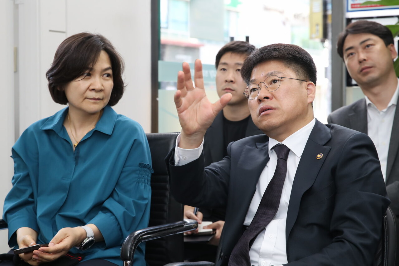 진현환 국토교통부 1차관이 지난 9일 분당 신도시를 방문해 선도지구 선정과 관련한 현장을 점검했다. [사진=국토부 제공]