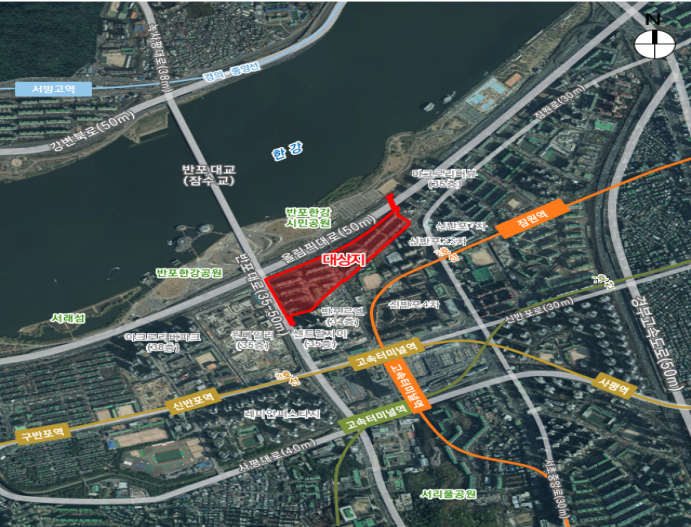 신반포2차아파트 재건축 위치도 [자료=서울시]