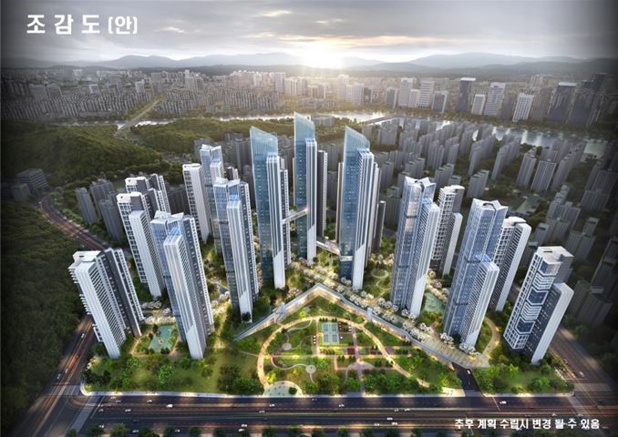 한솔마을 통합재건축 조감도 [사진=추진준비위원회 제공]