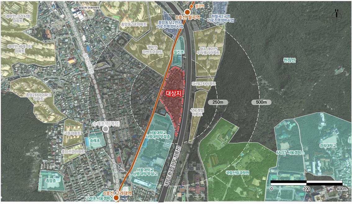 서울 성북구 종암동 3-10번지 재개발 후보지 [위치도=서울시 제공]