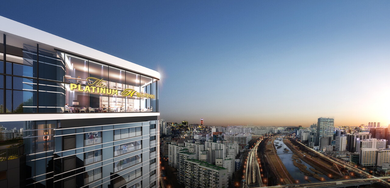 광명 철산한신 아파트 리모델링 스카이라운지 투시도 [사진=한국주택경제신문DB]