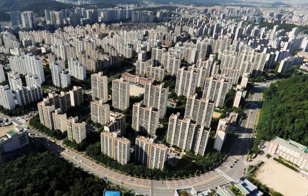 분당 정든마을 동아, 우성아파트 일대 [사진=네이버]