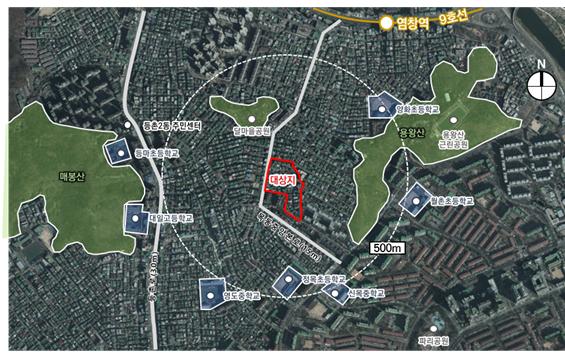 서울 양천구 목2동 232번지 일대 [위치도=서울시 제공]
