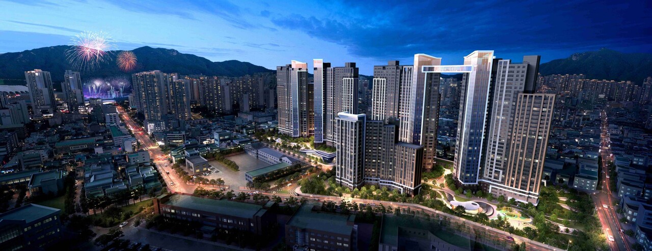 부산 동래구 사직2구역 재개발 [조감도=삼성물산 제공]