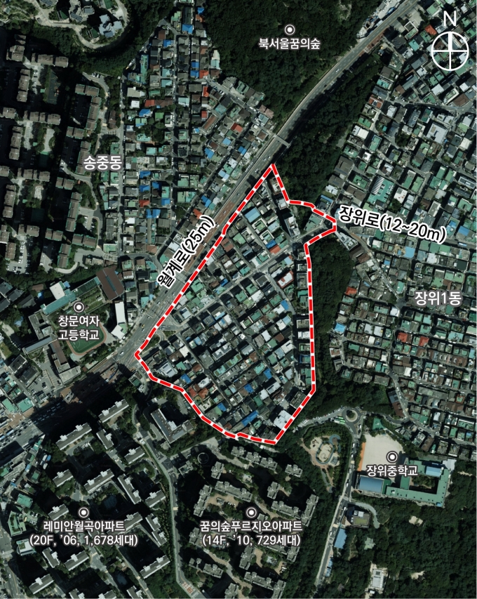 서울 성북구 장위12구역 [위치도=성북구 제공]