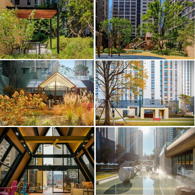 대한민국 조경대상 대통령상을 수상한 디에이치퍼스티어아이파크 [사진=현대건설 제공]