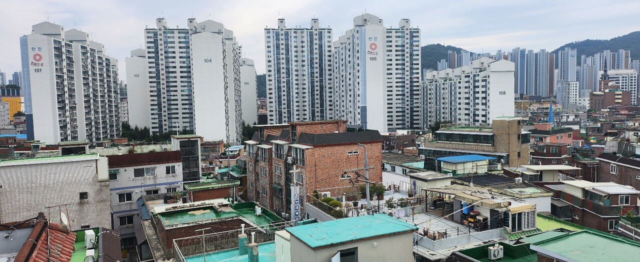 광명7구역 공공재개발 일대 전경 [사진=심민규 기자]