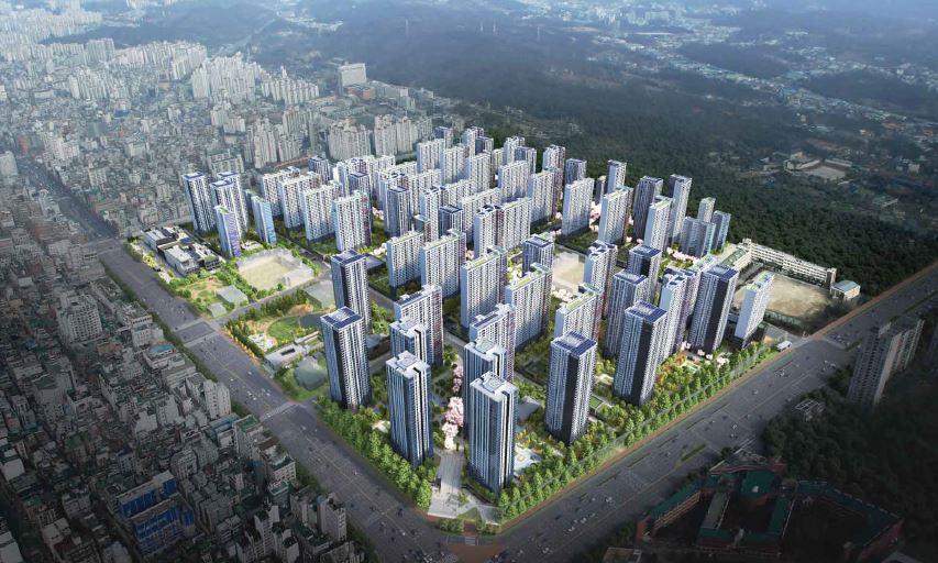 서울 강동구 둔촌주공 [조감도=강동구 제공]