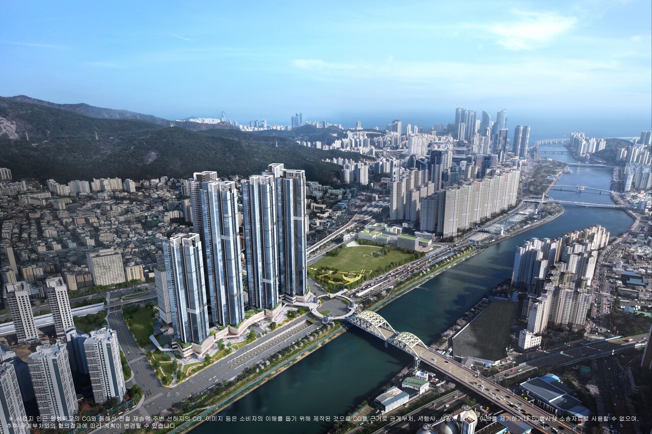 르엘 리버파크 센텀 [조감도=롯데건설 제공]