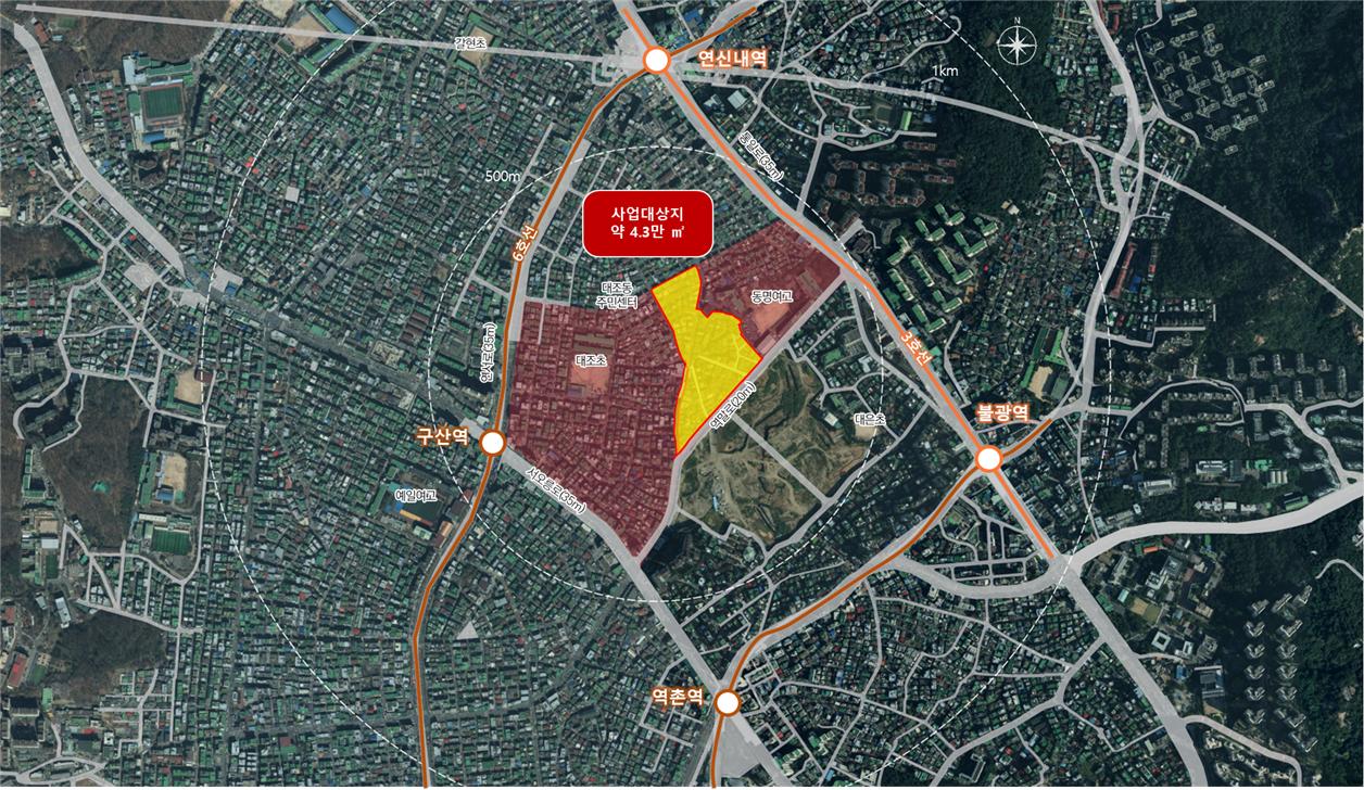 대조동 89 일대 모아타운 위치도 [사진=서울시]