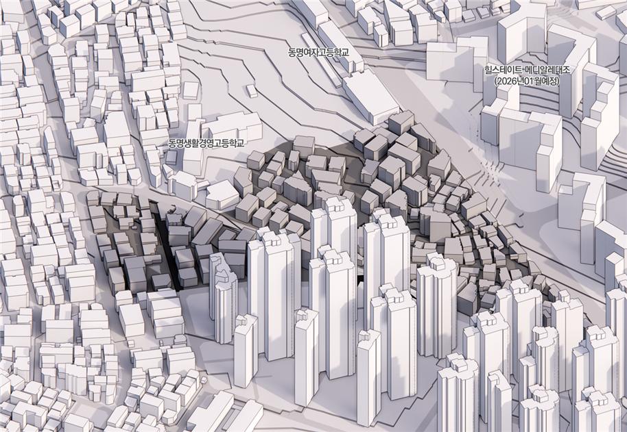 대조동 89 일대 모아타운 정비 전 조감도 [사진=서울시]