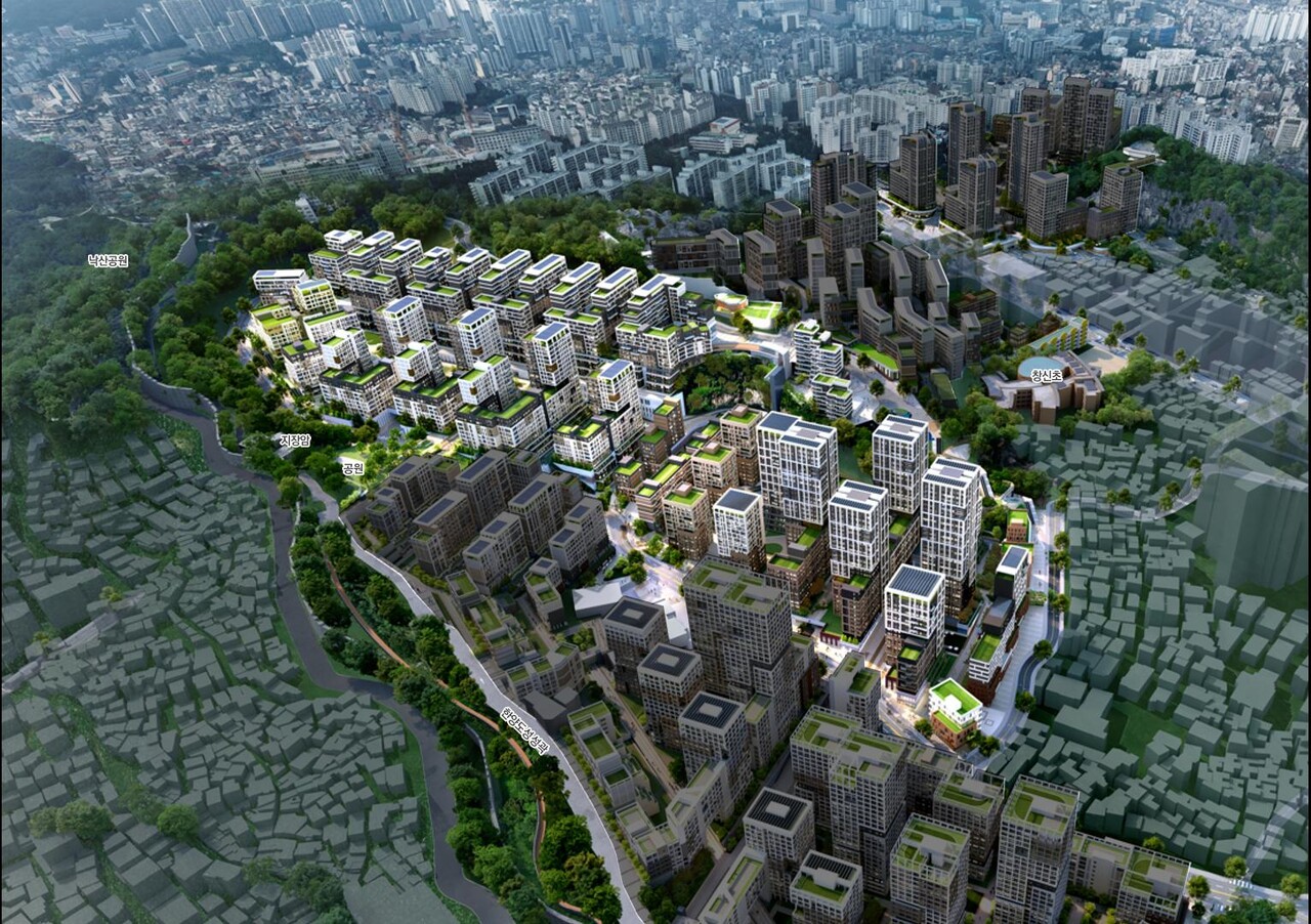 창신동 23-606번지 일대 신통기획 조감도 [자료=서울시]