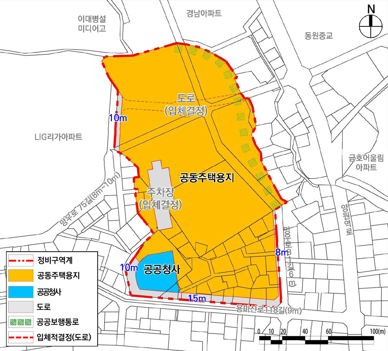 망우1구역 공공재건축 정비계획결정(안)도 [사진=서울특별시청]