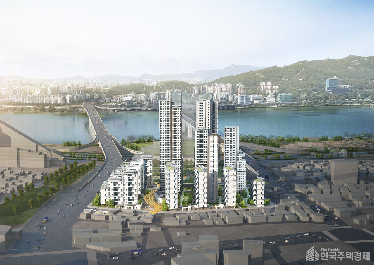 서울 강동구 천호A1-2구역 [투시도=서울시 제공]