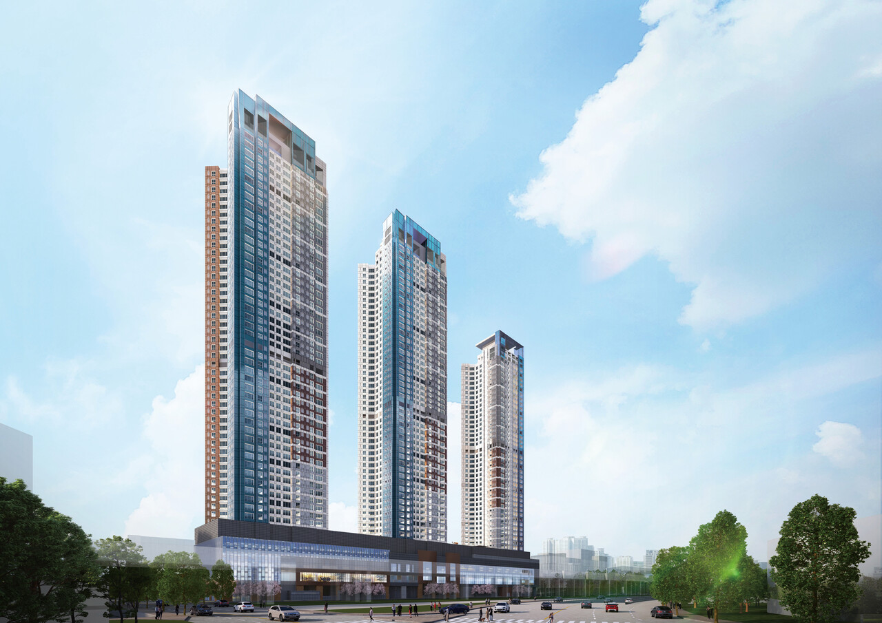 센트럴N49 주상복합 개발사업 [조감도=두산건설 제공]