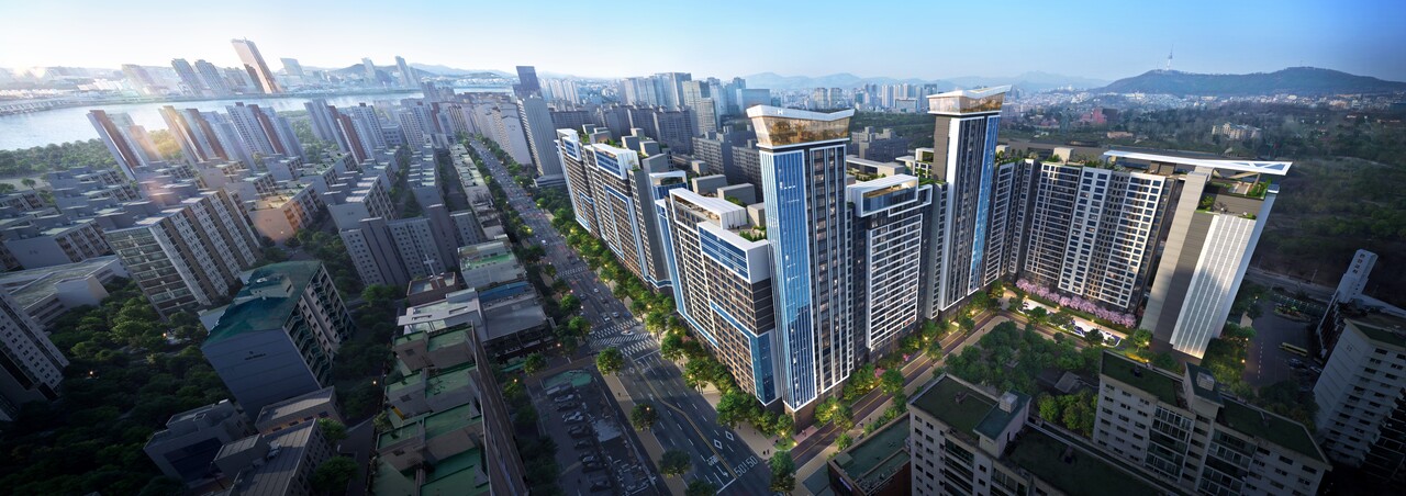 서울 용산구 동부이촌동 이촌강촌아파트 [조감도=현대건설]