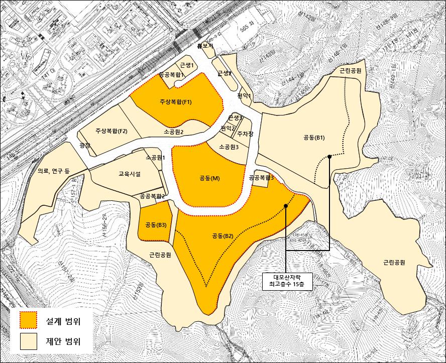 개포 구룡마을 설계 공모 및 제안 범위 [자료=SH공사 제공]