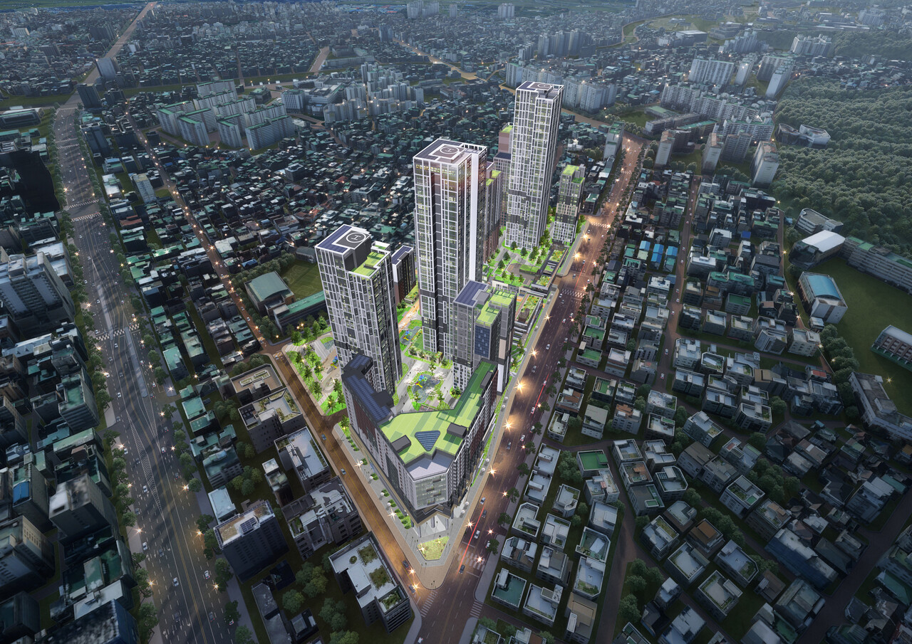 서울 도봉구 쌍문역 서측구역이 도심 복합사업계획 승인을 받았다. [조감도=도봉구 제공]