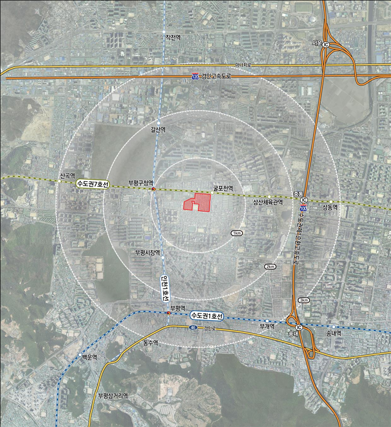 굴포천역 남측 도심 공공주택 복합사업 [위치도=iH 제공]