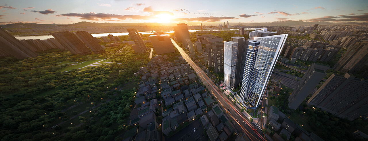 서울 용산구 신용산북측1구역 재개발 [조감도=롯데건설 제공]