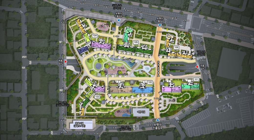 서울 서초구 방배신동아아파트 [배치도=서울시 제공]