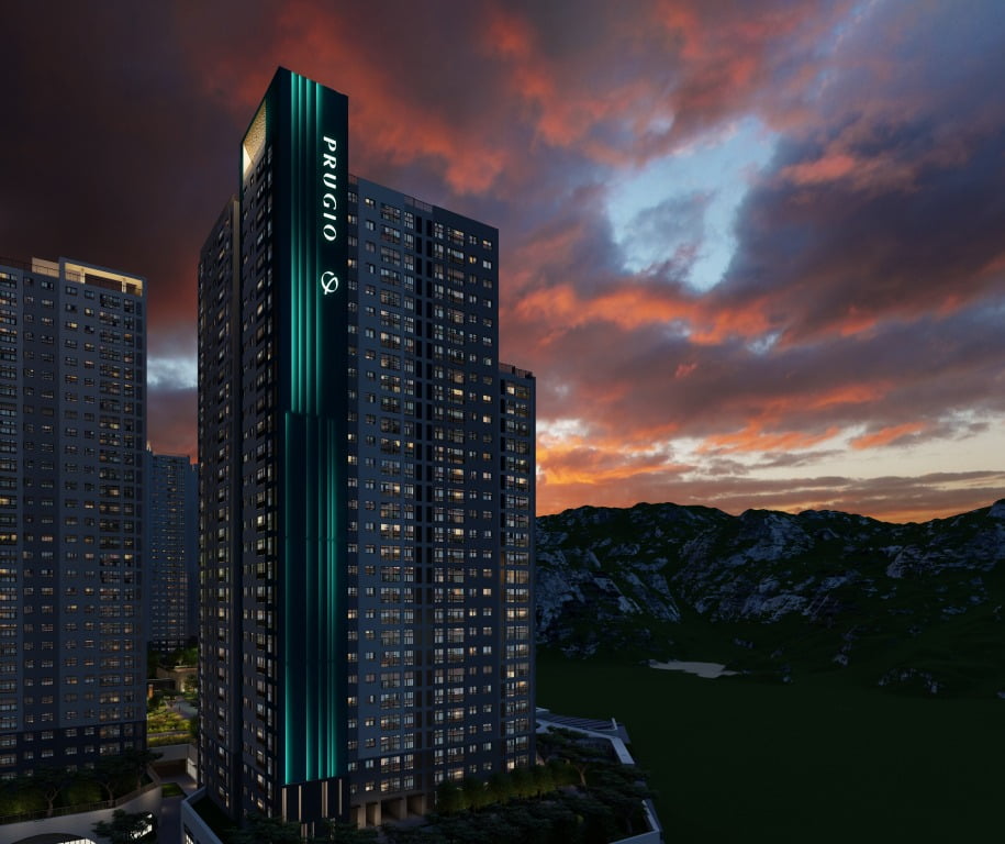 푸르지오 2025 에디션에서 발표한 푸르지오 측벽 파사드 조명 [사진=대우건설 제공]