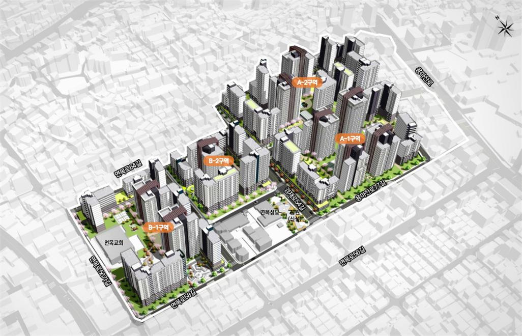 서울 중랑구 면목본동 63-1번지 일대 [조감도=서울시 제공]