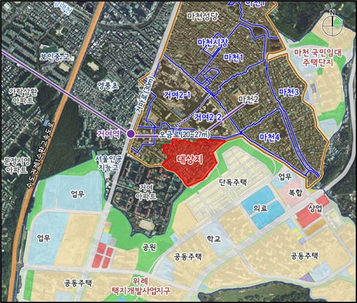 거여새마을구역 공공재개발 위치도 [자료=LH]