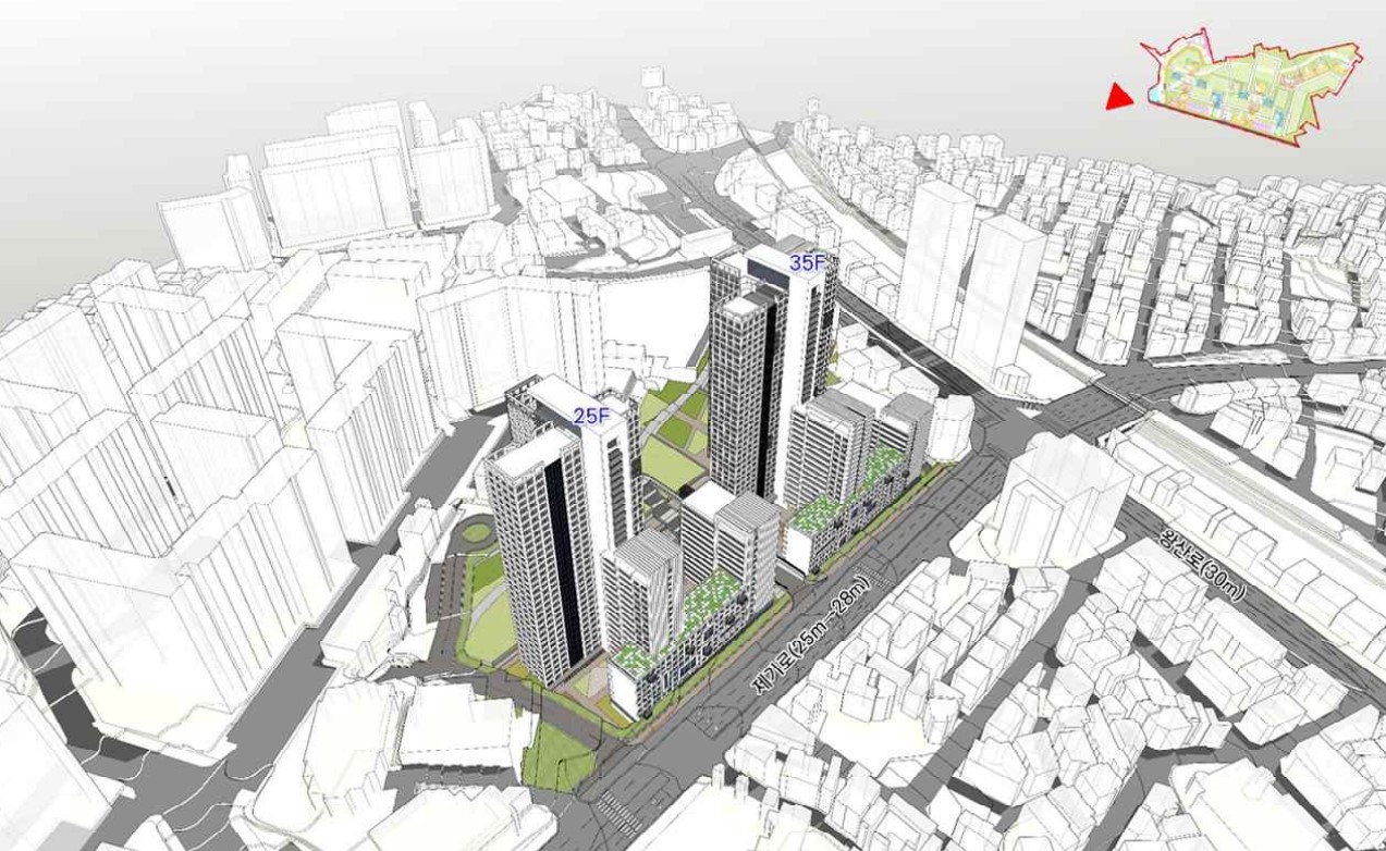 서울 동대문구 청량리동 19번지 일대 [조감도=서울시 제공]