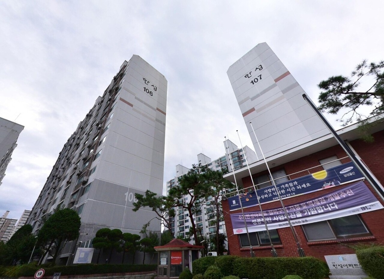 수지2구역 수지한성아파트 재건축 일대 [사진=네이버 거리뷰 갈무리]