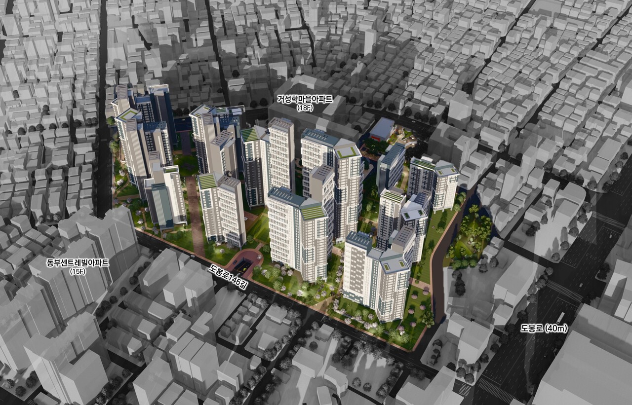 서울 도봉구 방학동 685번지 일대 [조감도=서울시 제공]