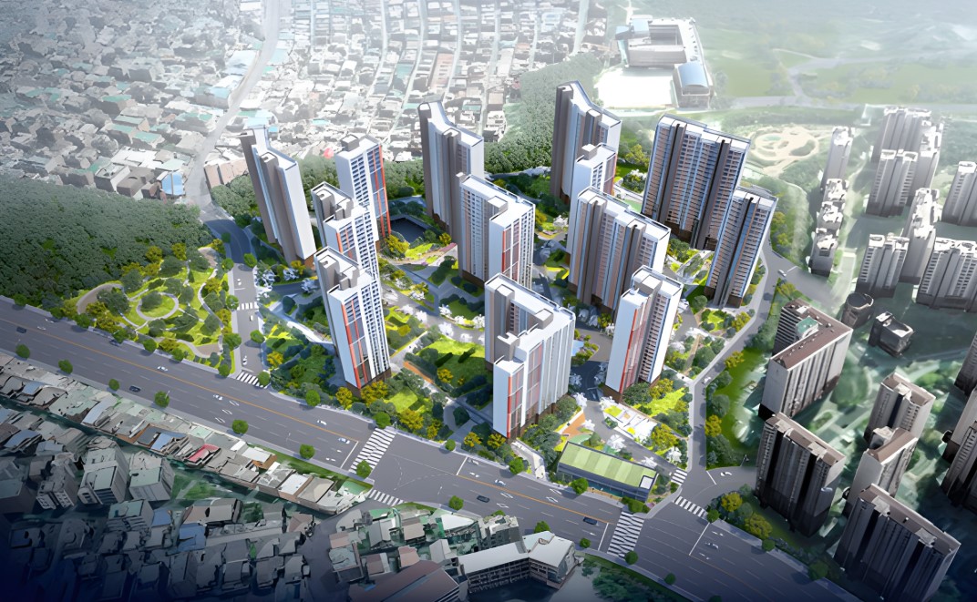 서울 성북구 장위12구역 도심복합사업 [조감도=국토부 제공]