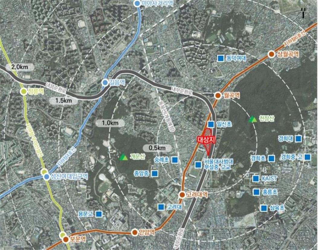 서울 성북구 종암8구역 [위치도=서울시 제공]